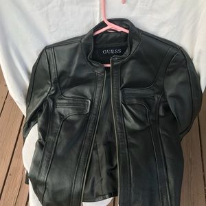 Guess ladies leather jacket